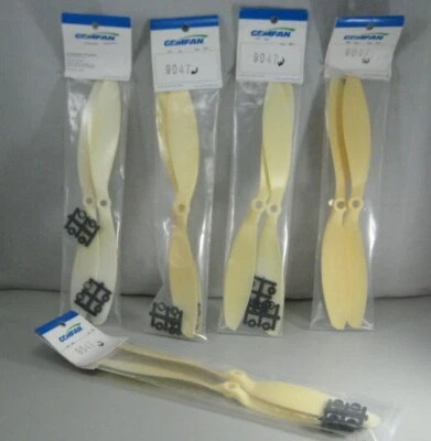 Gemfan 9 x 4,7"" Blanco Nylon CW/CCW Hélice DJI RC Multirotor 9047 Lote de 5 Foto 1 de 4