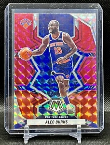 2021-22 Panini Mosaic Basketball Alec Burks Red Prizm #138 NY Knicks - Bild 1 von 2