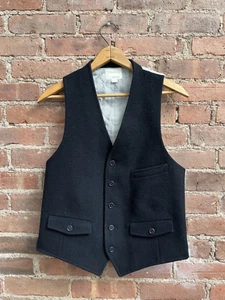 Vintage Band of Outsiders Men’s Heavy Woolen Vest, Sz 2 USA - Picture 1 of 6