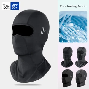 Pasamontañas de seda de hielo de verano - Protección UV Pasamontañas de motocicleta para ciclismo - Imagen 1 de 16
