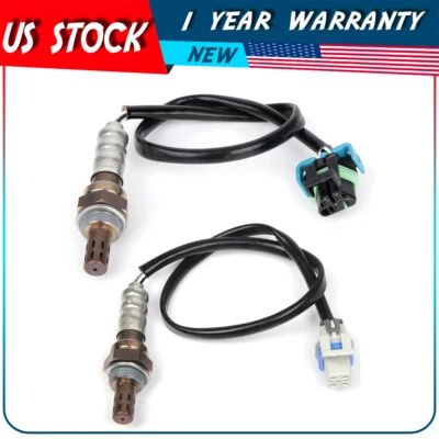 2pcs for 2007 Chevy Silverado GMC Sierra 3500 HD 6.0L Oxygen Sensor Front+Rear - Изображение 1 из 4