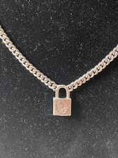 dior lock pendant