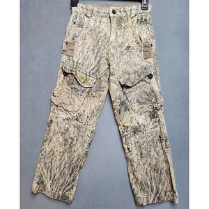 Magellan Mossy Oak Boys Size Small Brush Camo Cargo Pants - Picture 1 of 7
