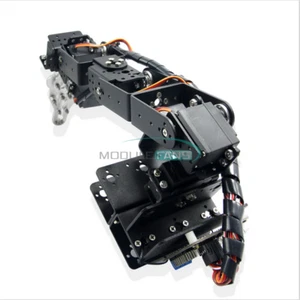 Aluminium Robot 6 DOF Arm Claw Mount Kit Mechanical Robotic Arm for Arduino- - Picture 1 of 5