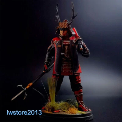 1/32 54mm Japanese Samurai Man Resin Miniatures Figures Figurines Model Toys - Image 1 of 4