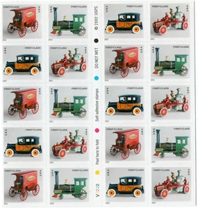 Scott #3629e Antique Toys Booklet of 20 37¢ Stamps - MNH - Picture 1 of 2
