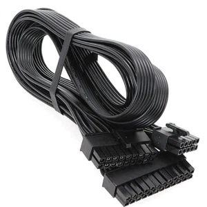 Câble plat noir durable 60 cm pour alimentation modulaire série G+ G3 P2 T2 GS - Photo 1/8
