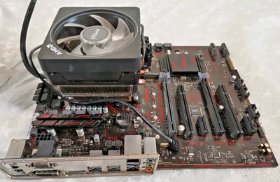 ASUS Prime B350-PLUS ATX AM4 DDR4 Motherboard +Ryzen 5 1600x + 32GB Ram Bundle - Image 1 of 4