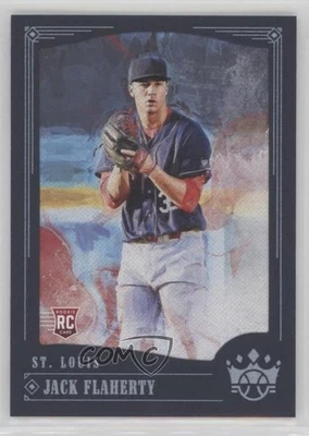 2018 Panini Diamond Kings SP Blue Frame Jack Flaherty #124 Rookie RC - Image 1 of 2