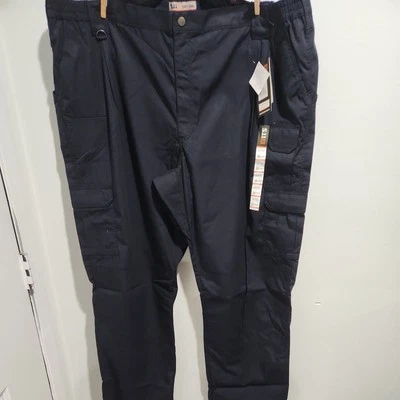 Pantalones de trabajo tácticos Ripstop TDU 5.11 para hombre nuevos con etiquetas, oscuros NAvi 50 sin dobladillo Foto 1 de 4