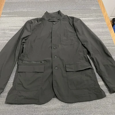 Blazer Eddie Bauer Para Hombres 44R Gris Travex Voyager Abrigo Rendimiento No Estructurado Foto 1 de 4