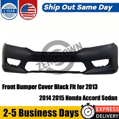 NEW For 2013 2014 2015 Honda Accord Sedan Primered - Front Bumper Cover 13-15 Foto 1 de 4