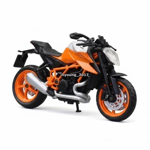 1/18 KTM 1290 Super Duke R Motorcycle Model Diecast Toy Vehicle Boys Toys Orange - Picture 1 of 4