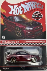 Nissan Skyline GT-R R34 Red BNR34 Hot Wheels RLC (In Hand) *FACTORY SELAED* - Picture 1 of 2