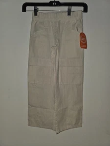 Wonder Nation Pearl White Tween Girls Pull On Cargo Pants, XS Size 4-5 - Picture 1 of 2