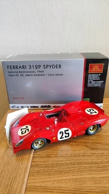 CMC 1:18 M-095 Ferrari 312P Spider #25 Sebring 1969 - Imagen 1 de 4