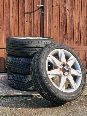 4x Sommerkompletträder 205/50 R17 gefahren auf Renault Megane- bei Leipzig  - Bild 1 von 4
