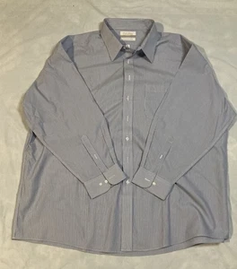 Camisa de vestir para hombre Roundtree & Yorke Gold Label azul 34/35 grande - Imagen 1 de 8