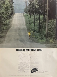 Nike Running Shoe Ad                        There Is No Finish Line. - Picture 1 of 4