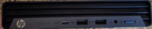 HP Elitedesk 800 G6 mini PC: 8core i7-10700T, 16GB RAM, 512GB NVMe, Win 11 Pro - Afbeelding 1 van 4