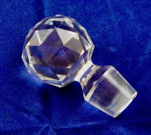Traumhaft schöner runder diamantgeschliffener Stopfen für Karaffe/Flasche *STOPFEN* - Bild 1 von 6