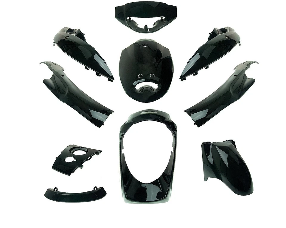 Verkleidungskit schwarz 10tlg. BAOTIAN BT49QT-9 BENZHOU YY50QT City Star 50QT - Bild 1 von 1