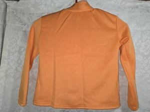 Child 8-10 Velma Costume With Orange Turtleneck Sweater, Red Skirt, Wig, Glasses - Picture 1 of 7