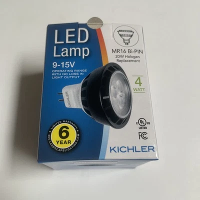 KICHLER Professional Series 20-Watt Equivalent MR16 60-Degree 12-Volt LED 1 Pack - Image 1 of 4