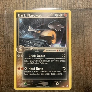 Dark Marowak Non Holo Pokemon Card EX Team Rocket Returns 7/109 (MP) - Picture 1 of 7
