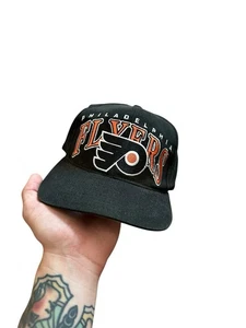 Cappello SnapBack Vintage Starter Philadelphia Flyers Hockey NHL anni 90 - Foto 1 di 4
