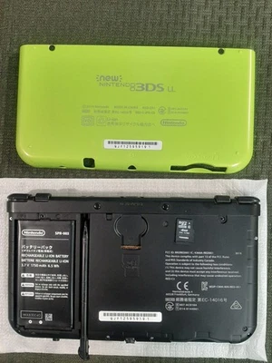 Nuevo Nintendo 3DS LL Lima y Negro Excelente Estado Probado Foto 1 de 4