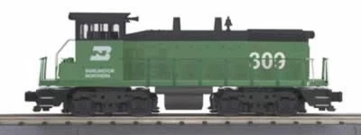 Rail King O Scale 3-Rail #30-2394-1 SW-1500 Burlington Northern w/ProtoSound 2.0 - Image 1 of 4