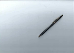 Vintage, Cross Century schwarz matt mit Goldrand Drehkugelschreiber-Kellogg's-neu OS - Bild 1 von 7