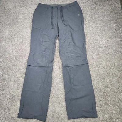 Calça de caminhada conversível Mountain Hardwear feminina L cinza náilon stretch Gorpcore - Imagem 1 de 4
