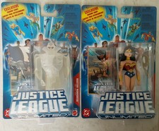 NEW DC JUSTICE LEAGUE UNLIMITED MARTIAN MANHUNTER WONDER WOMAN FIGURES 2004! c23