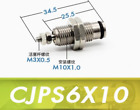 New 1pc CJPS 6*10mm  Needle cylinder  Threaded cylinder