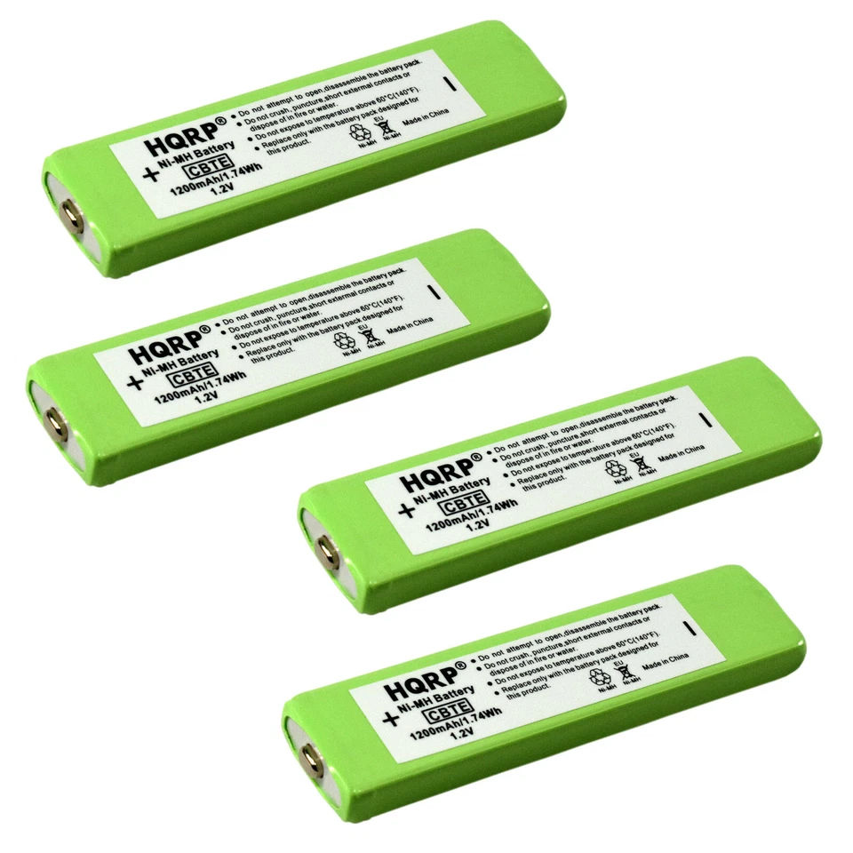 4x Baterías HQRP de 1200 mAh para CD MD MP3 / NC-5WM, NC-6WM, NH-14WM Serie SONY Foto 1 de 4