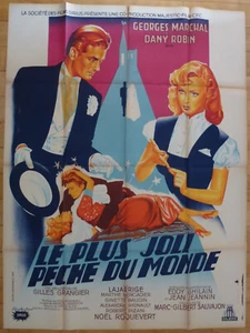 LE PLUS JOLI PECHE DU MONDE Dany Robin 1951 Belinsky Affiche Originale 120x160 - Imagen 1 de 6