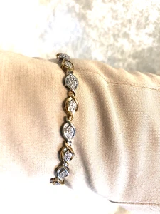 AFFINITY DIAMONDS TWO-TONE BRACELET 0.50cttw, LARGE (M4213-23) - Picture 1 of 6