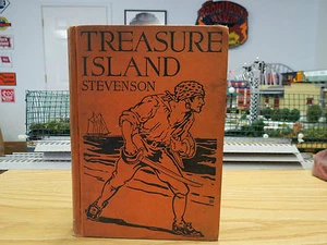 "Treasure Island" By Robert Louis Stevenson , Copyright 1924 , John C. Winston - Imagen 1 de 7
