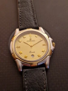 L. Lambertazzi Herrenuhr Date Quartz, französisches Uhrwerk CAL. FE 7221, 1A - Bild 1 von 5