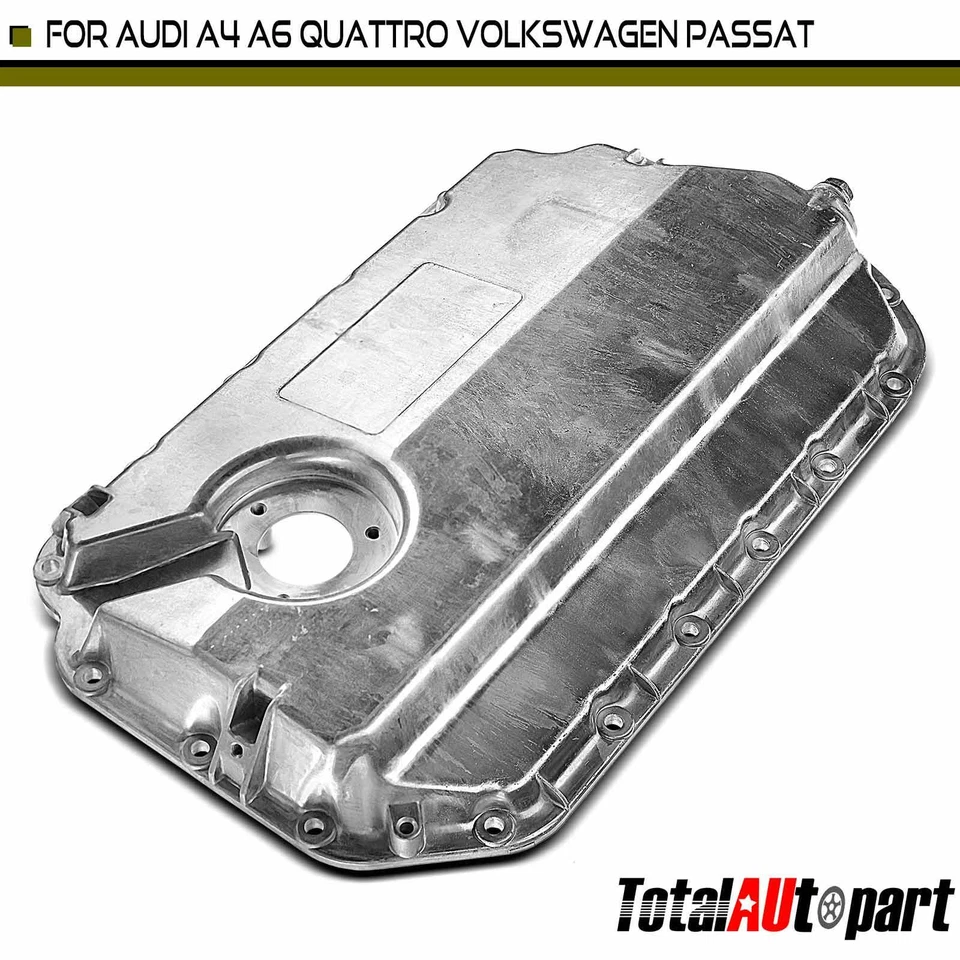 Inferior del cárter de aceite del motor para Audi A4 A6 Quattro S4 VW Passat 1998-2005 V6 2,7 L 2,8 L Foto 1 de 4