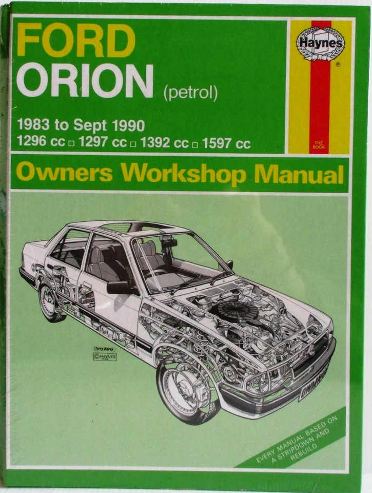 Haynes - Ford Orion / 1983A Septiembre 1990/ Gasolina/ Propietario Taller Manual - Imagen 1 de 4