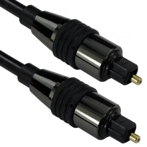 QUALITY 5m Digital Optical Cable Lead Male to Plug SPDIF TOSlink Digital Audio - Picture 1 of 1