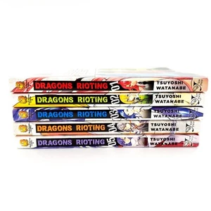 Dragons Rioting Manga Book Lot Vol 1-5 Set Tsuyoshi Watanabe English Paperback - Picture 1 of 5