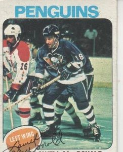 LOWELL MacDONALD SIGNED 1975-76 TOPPS #204 - PITTSBURGH PENGUINS - Bild 1 von 1
