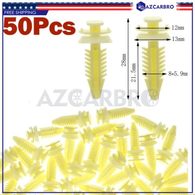 50pcs Door Trim Panel Clips For 1998-2000 Chevrolet K1500 C3500 GMC Sierra 1999 - Изображение 1 из 4