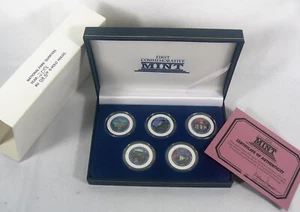 2016 Nationalpark 5 Farbviertel Komplettsatz ERSTE GEDENKPRÄGEFRISCH - Bild 1 von 3