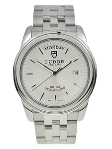Tudor Glamour Date Day Stainless Steel 39mm Automatic Men’s Watch 56000 - Picture 1 of 9