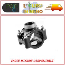 PRESA A STAFFA RUBA ACQUA PN16 RAIN IRRIGAZIONE PER TUBO POLIETILENE
